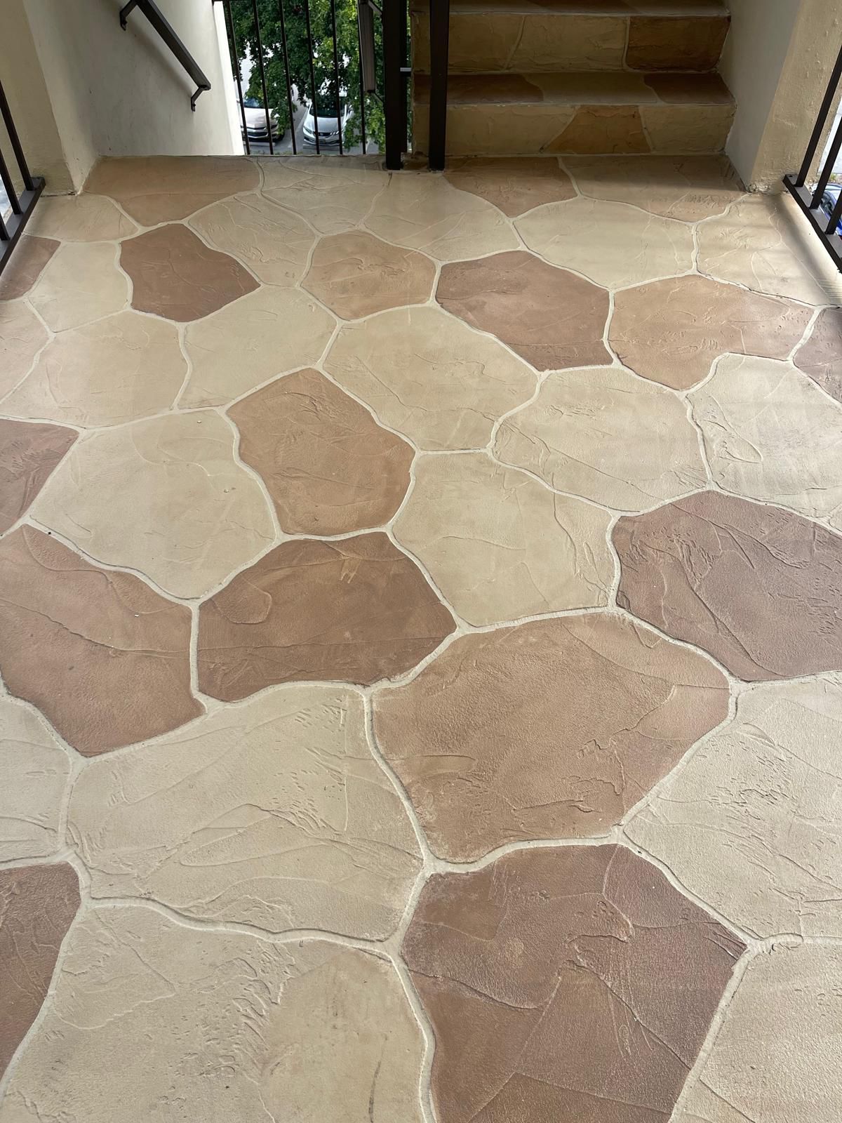 Interlocking Organic Pattern Flooring System